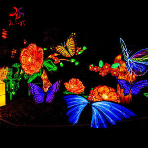 โคมไฟดอกโรโดเดนดรอนดอกไม้ขนาดใหญ่ประดับสวนประดับเทศกาลคริสต์มาสประดับสวนสวนสัตว์ - Product Image 4