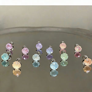 <span class=keywords><strong>Orecchini</strong></span> a Perno Delicati, Gioielli di Moda per Donne, Accessori Eleganti per Orecchie, Ideali per Uso Quotidiano, Decorazione per Feste, Regalo Ideale - Product Image 6