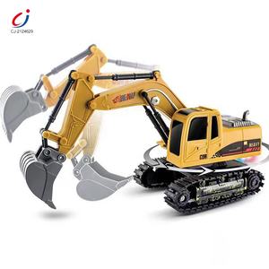 Chengji Kids - Excavadora de Juguete con Control Remoto, Simulación de Vehículo de Ingeniería, Escala <span class=keywords><strong>1</strong></span>:<span class=keywords><strong>24</strong></span>, 2.4G, 6 Canales, Radio Control, para Niños - Product Image 4