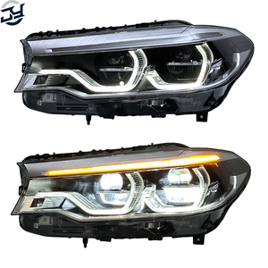 JY ไฟหน้า LED 12V สำหรับ5ชุด G38 G30, 2018-2020อัพเกรด lci ช้อนสไตล์ lci เมทริกซ์ชุดไฟหน้า LED headlamp - Product Image 4