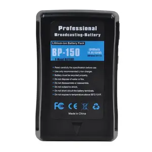 14.8V 10400mAh BP-150 고용량 리튬 이온 V-잠금 V-마운트 배터리 파나 소닉 HDW-800P PDW-850 DSR-250P 600P 650P