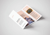 Service d'impression personnalisée Brochure pliée Brochure en papier A4 Brochure commerciale pour la publicité promotionnelle