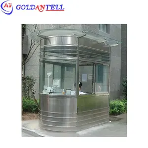 Factory OEM ODM Safe Kiosk Low Cost Prefabricated Security House Elegant Sentry Box For Garden