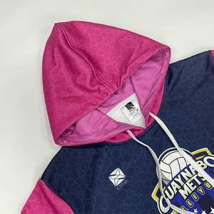 Sudadera personalizada Sublimación Diseño de impresión Poliéster Gimnasio Correr Deportes Sudadera con capucha - Product Image 4