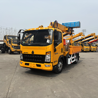 Plateforme de travail aérienne 25M avec grue de levage pour camion, idéale pour les opérations en hauteur - Livraison gratuite