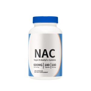 แคปซูลวีแกน <span class=keywords><strong>NAC</strong></span> 600 มก. แคปซูล N-อะซีทิล แอล-ซิสเทอีน สารต้านอนุมูลอิสระ บำรุงตับ ปอด เสริมสร้างระบบภูมิคุ้มกัน - Product Image 1