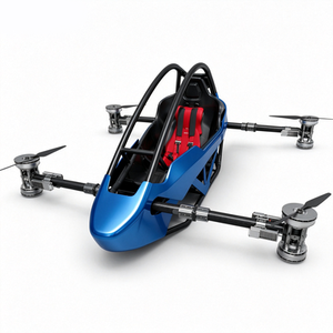 Nuevo Avión RC de Ala Rotatoria de un Solo Asiento, Ligero, con Estructura de Fibra de Carbono, Azul, Impulsado por Batería, Vehículo Volador de Despegue Vertical - Product Image 1