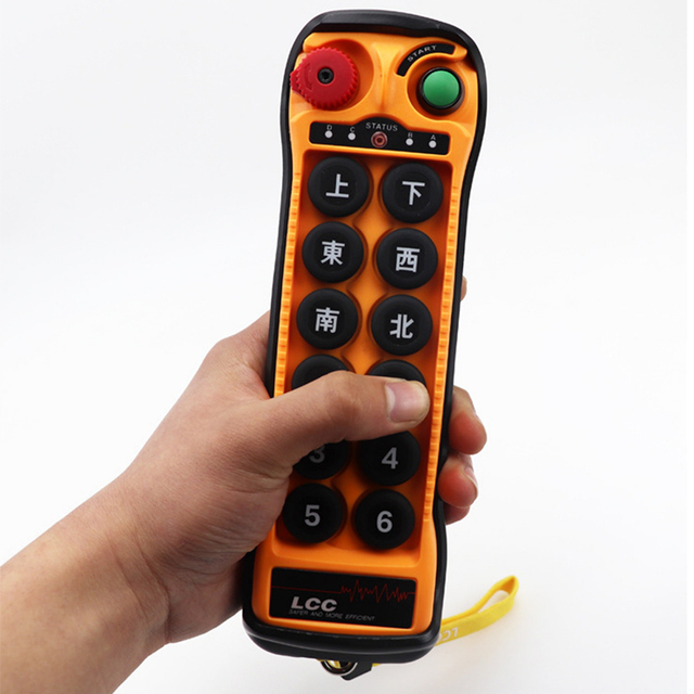 Hot Sale Q1212 DC 12V 110V Industrial Wireless Remote Control for Electric Chain Hoists with Metal Construction FCC/CE Certified
