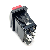 Interrupteur à bascule de sécurité 12V 20A 24V 10A 5 broches à verrouillage automatique et interrupteur à bascule de sécurité