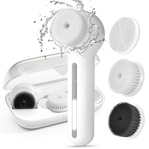 Ensemble de brosses nettoyantes pour le visage TOUCHBeauty 3 <span class=keywords><strong>en</strong></span> 1, brosse électrique rechargeable, nettoyage <span class=keywords><strong>en</strong></span> profondeur, exfoliation, massage, étanche, <span class=keywords><strong>outil</strong></span> de nettoyage de la peau - Product Image 5