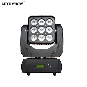 MITUSHOW3x3マトリックスLEDムービングヘッドライト9x12wdmxムービングヘッドマトリックスビーム