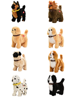 Chiot Électrique en Peluche Interactif qui Marche, Abaie et Abaîte la Queue – Jouet pour Enfants de Tous Âges – Vente en Gros et Revente – En Stock