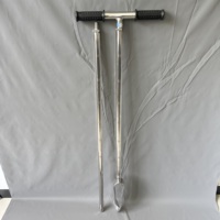 Barrena de Suelo Holandesa de Acero Inoxidable 304, Muestreador de Suelo de Longitud Personalizada, Varilla de Extensión Disponible, Taladro para Muestreo de Núcleos de Suelo