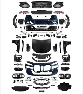Kit de carroceria para BMW Série 7 F02 modificação 2024 Série 7 G70 novo motor pára-choques dianteiro e traseiro