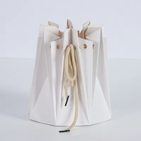 Wholesale Flower White Kraft Paper Packaging Boxes Custom Exquisite Cardboard Vase Waterproof Aqua Box for Flowers