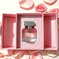 Flacon de parfum vide haut de gamme de 50 ml avec bouchon rectangulaire argenté et atomiseur à sertir (personnalisable)