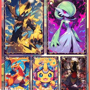YZ CarteCollezionabili Pokemoned enfants Anime boîte-cadeau Original Pikach et ses amis septième ronde cartes à collectionner en gros - Product Image 6