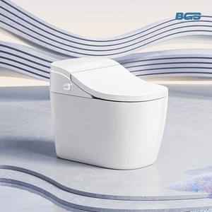 Toilette Smart per cani con lettiera quadrata con controllo remoto Dispenser sapone comodino casa per servizi igienici design interruttore - Product Image 1