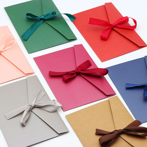 En stock, vente en gros, enveloppes en papier offset de couleur unie vintage, personnalisées, blanches, 13x18 cm, impression sérigraphique - Product Image 4