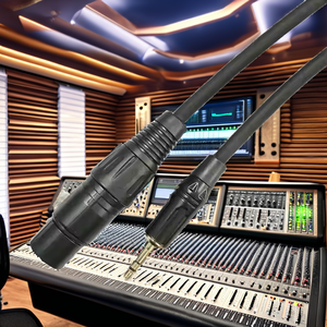 3,5mm TRS Plug <span class=keywords><strong>a</strong></span> XLR Hembra Mic <span class=keywords><strong>Cable</strong></span> <span class=keywords><strong>PC</strong></span> Audio Micrófono Instrumento musical <span class=keywords><strong>Cable</strong></span> 1M 1FT - Product Image 2