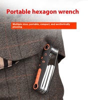 Mini ensemble multifonctionnel pour l'extérieur EDC Ciseaux industriels détachables pour le bricolage Couteau pliant d'urgence Multi-Use Multi-Tools for