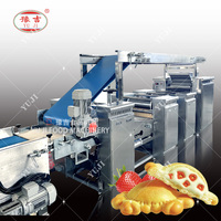 Ligne de production de biscuits durs entièrement automatique en acier inoxydable de haute qualité, mélangeur de farine, laminoir à pâte, capacité de 200 kg/h, usage commercial