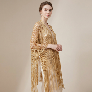 shawl for gold dress Draped Shawl Viscose Knit Dress Yellow – Roland Mouret main image 0
