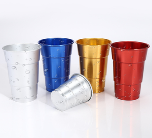 Taza de aluminio Deportes al aire libre Senderismo Camping Bebidas 16oz Taza de vaso de aluminio - Product Image 3