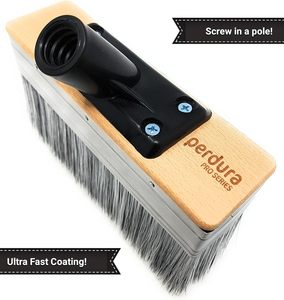 Pinceau applicateur de teinture <span class=keywords><strong>pour</strong></span> terrasse de 7 pouces - Fonctionne sur le bois, le béton et le composite - <span class=keywords><strong>Pour</strong></span> revêtements à base d'eau et d'huile - Product Image 3