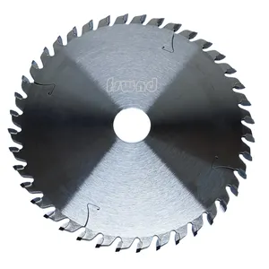 Hoja de sierra circular TCT para ranurado en V, hoja de sierra circular con punta de carburo de tungsteno