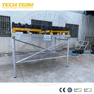 Plate-forme de scène extérieure en alliage d'aluminium réglable de 4*8 pieds Type de <span class=keywords><strong>pont</strong></span> de scène de concert portable pour événements - Product Image 6