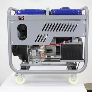 Générateur portable à châssis ouvert 3 kW 5 kW 8 kW 10 kW 220 V 380 V monophasé/triphasé pour usage industriel - Product Image 1
