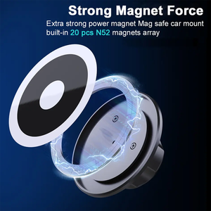 Support de téléphone portable universel pour voiture Support de téléphone portable magnétique pour voiture Utilisation pour écran Fit Tesla Model 3 Model Y - Product Image 2