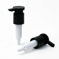 Dispensador de Loción de Plástico con Bomba Cosmética Negra para Crema Facial, Suero, Botellas Cosméticas de Lujo para el Cuidado de la Piel