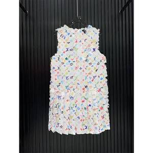 Verano encantador vacaciones moda mujer vestidos señoras Oficina Casual fiesta sin mangas vestidos de lujo para la vida diaria - Product Image 1