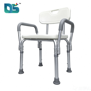 Sgabello da Doccia Personalizzabile con Altezza Regolabile, Antiscivolo, in Lega di Alluminio, Sedia da Bagno <span class=keywords><strong>per</strong></span> Anziani e <span class=keywords><strong>Disabili</strong></span> - Product Image 2