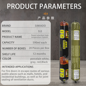 Keo <span class=keywords><strong>Silicone</strong></span> Trắng nhiệt độ cao keo xây dựng chống cháy cho vận chuyển gạch và thủy tinh để liên kết - Product Image 2
