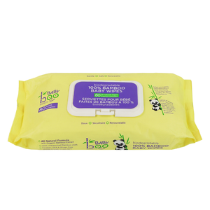 Choix des parents 80 pièces jetables 100% bambou hygiène Aloe Vera nettoyage bébé lingettes humides - Product Image 1
