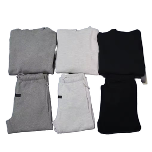 Conjunto Deportivo de Invierno para Hombre, Sudadera con Capucha Tejida, Pantalones Deportivos, Conjunto Informal, Suéter - Product Image 1