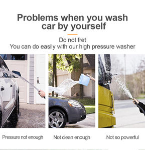 Nettoyeur haute pression électrique portable avec réservoir d'eau en plastique 10L Follow Me Water Gun - Product Image 5