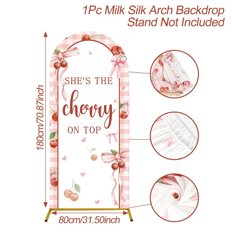 White-Cherry Bow