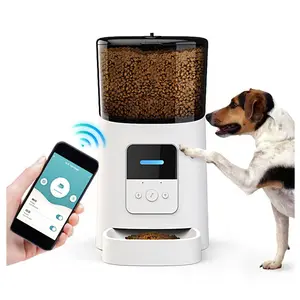 Умная Wi-Fi автоматическая кормушка для домашних животных Tuya, автоматическая кормушка для домашних животных, чаша, автоматическая кормушка для домашних животных с 6 л