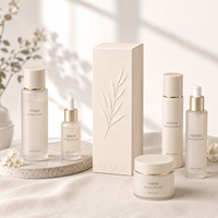 Boîte cadeau pour soins de la peau de couleur personnalisée, emballage écologique avec papier spécial, boîte pliante cosmétique, solution de personnalisation tout-en-un