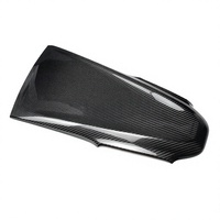 Couverture de tableau de bord en fibre de carbone Shasha pour Corvette C8 2020-2025, kit de panneaux intérieurs entièrement brillants avec ruban adhésif double face