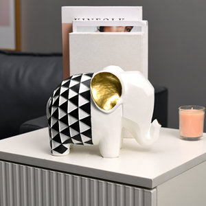 Statuetta in Resina a Forma di Elefante, Decorazione di Lusso Creativa e Moderna <span class=keywords><strong>per</strong></span> <span class=keywords><strong>Ufficio</strong></span> e Casa - Product Image 2