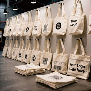 Bolsa de Lona con Estampado Ecológico, Teñido Natural, para Marcas <span class=keywords><strong>Sostenibles</strong></span>, <span class=keywords><strong>Tiendas</strong></span> Orgánicas y Vida Ecológica - Product Image 2