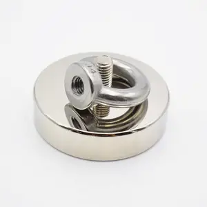 1000 Lbs Permanent Magnet Pot / Cup Shape Magnetic Fishing Toy Neodymium Fishing Pot