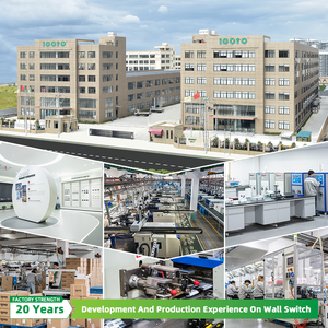 Plaque électrique à intensité variable IGOTO, étanche, intérieure/extérieure, en plastique, fabricant d'éclairage domestique, interrupteur mural, prise, prises - Product Image 3