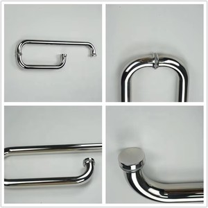 Manija de Puerta de Ducha de Acero Inoxidable Moderna de Alta Calidad para Apartamentos - Product Image 4