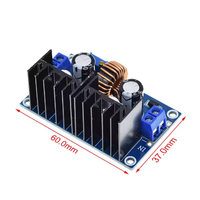 Module de carte de conversion abaisseur de tension XL4016 PWM réglable 4-36V vers 1.25-36V, max 8A 200W, convertisseur abaisseur de tension DC-DC, alimentation